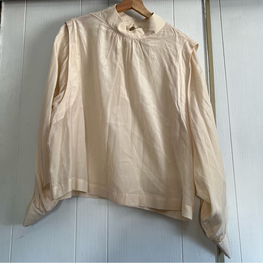 Balloon sleeve top